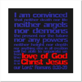 Romans Scripture Tee Posters and Art